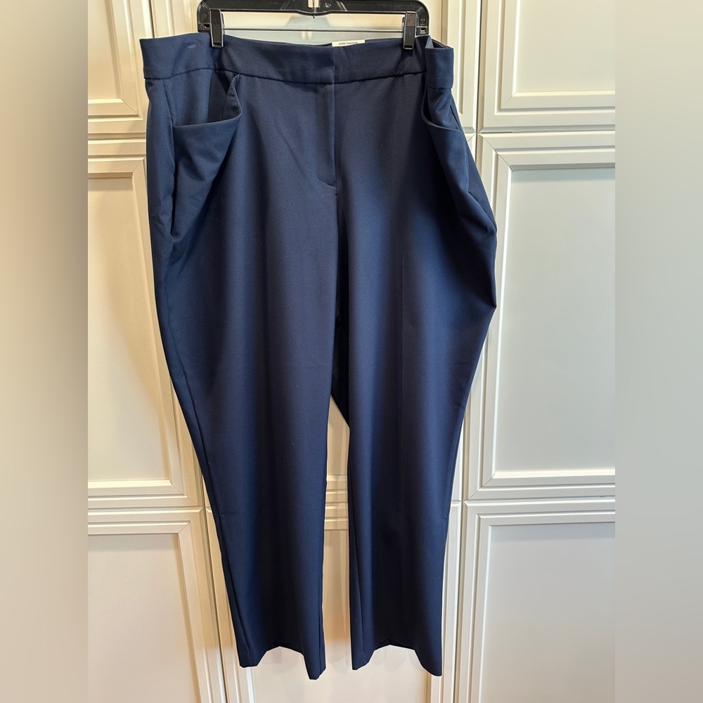 NWT JM Collection Plus Size Curvy-Fit Straight-Leg  Intrepid Blue 24W